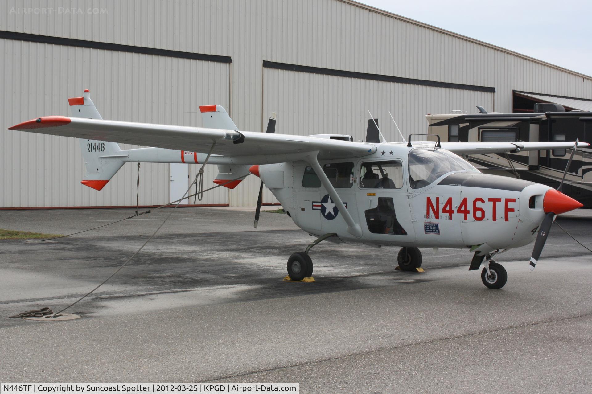 N446TF, Cessna 337A Super Skymaster C/N 337-0454, Cessna Super Skymaster on display at Florida International Air Show