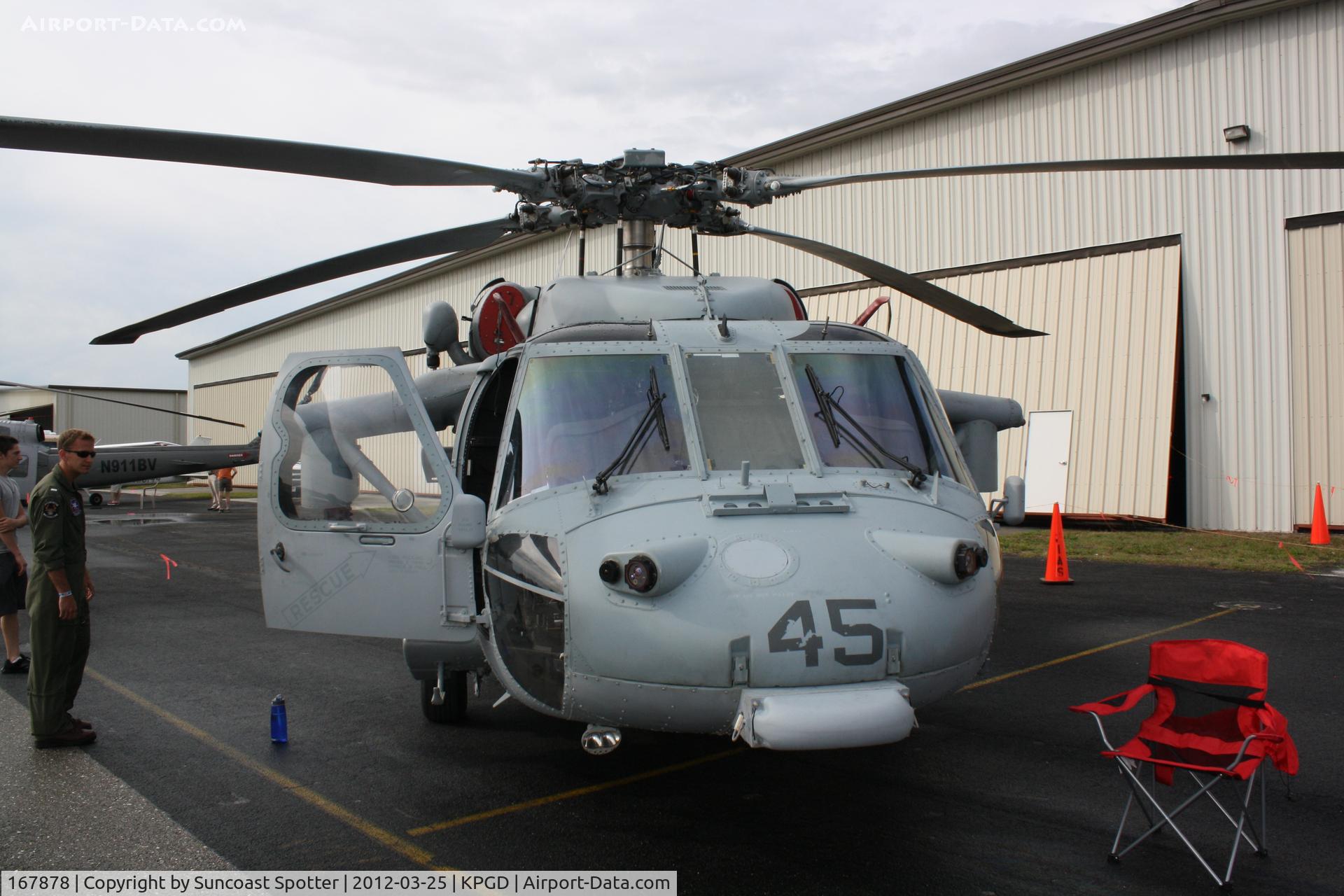 167878, Sikorsky MH-60S Knighthawk C/N 703648, US Navy MH-60 Knighthawk from Helicopter Sea Combat 28 at Naval Station Norfolk on display at the Florida International Air Show at Charlotte County Airport
