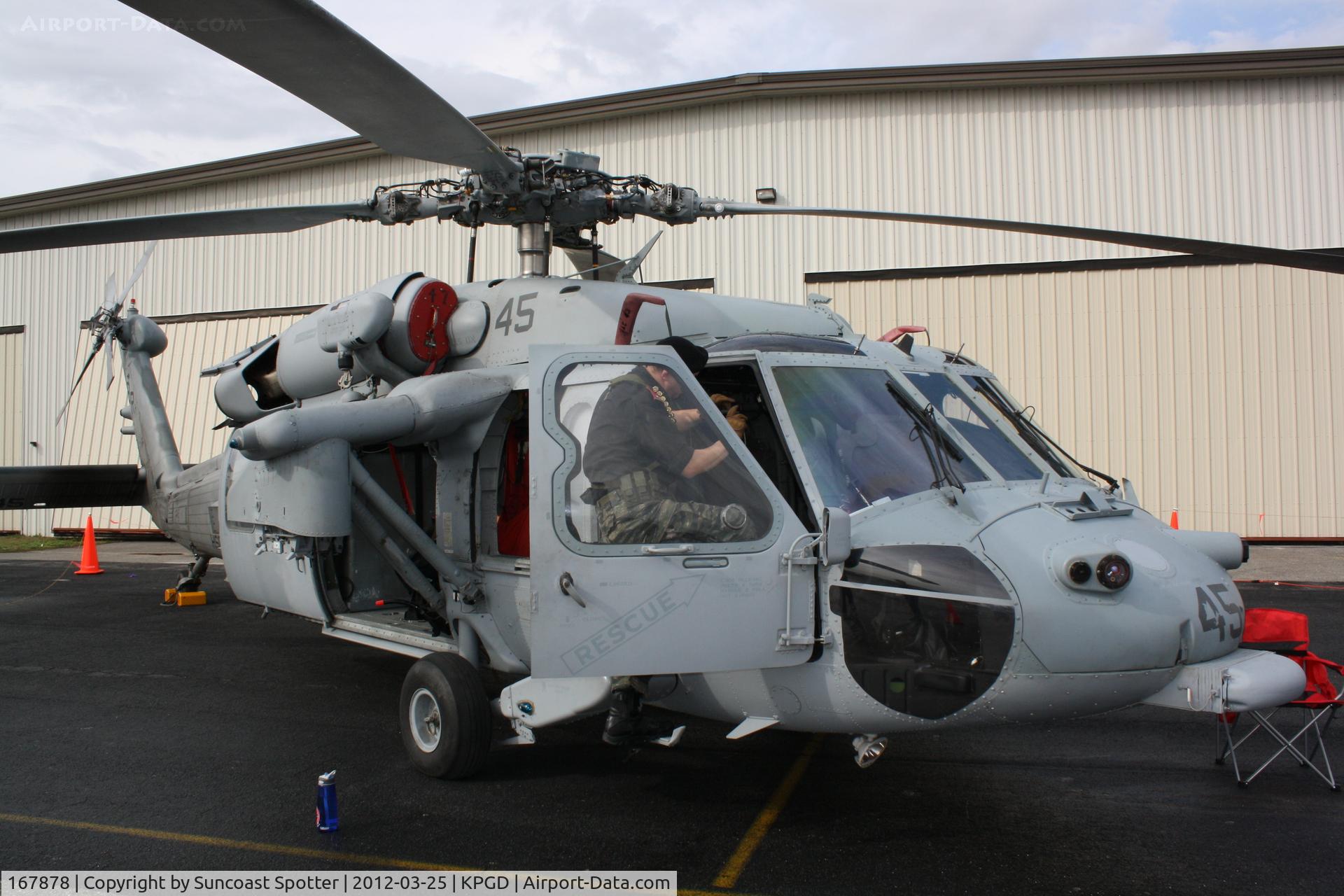167878, Sikorsky MH-60S Knighthawk C/N 703648, US Navy MH-60 Knighthawk from Helicopter Sea Combat 28 at Naval Station Norfolk on display at the Florida International Air Show at Charlotte County Airport