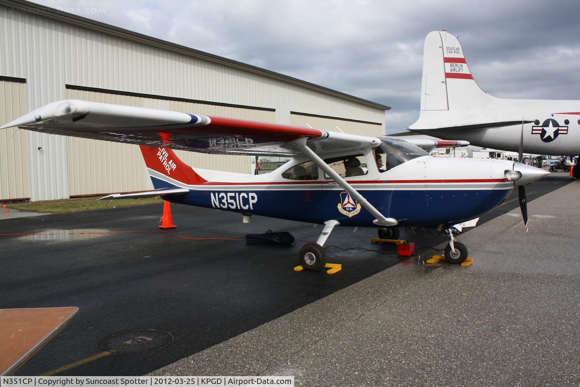 N351CP, 2004 Cessna 182T Skylane C/N 18281386, Civil Air Patrol Cessna Skylane at Florida International Air Show