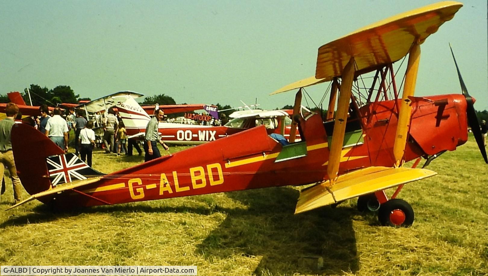 G-ALBD, 1941 De Havilland DH-82A Tiger Moth II C/N 84130, ex-slide