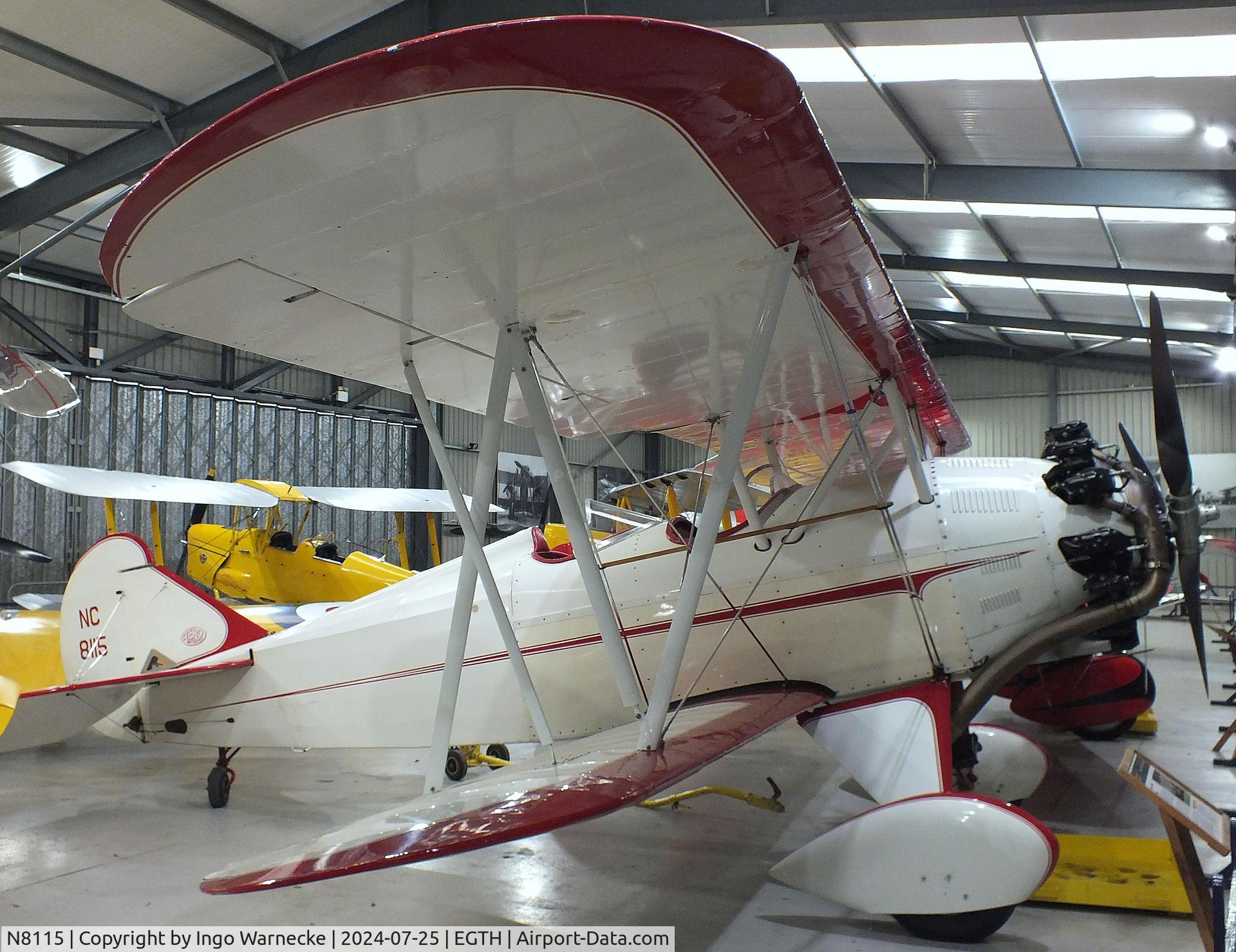 N8115, 1929 Travel Air D-4000 C/N 887, Travel Air D-4000 at the Shuttleworth Collection, Biggleswade