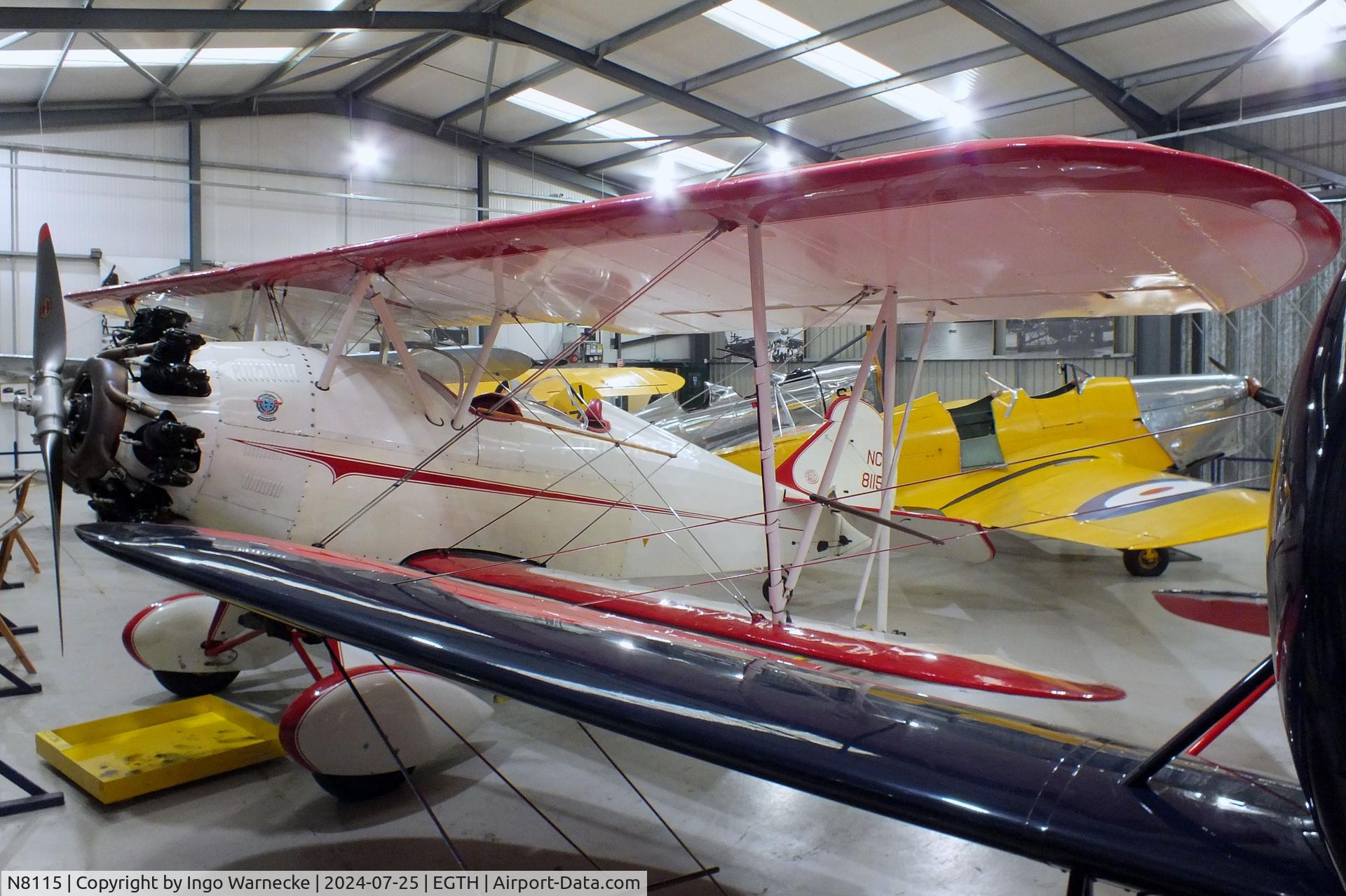N8115, 1929 Travel Air D-4000 C/N 887, Travel Air D-4000 at the Shuttleworth Collection, Biggleswade