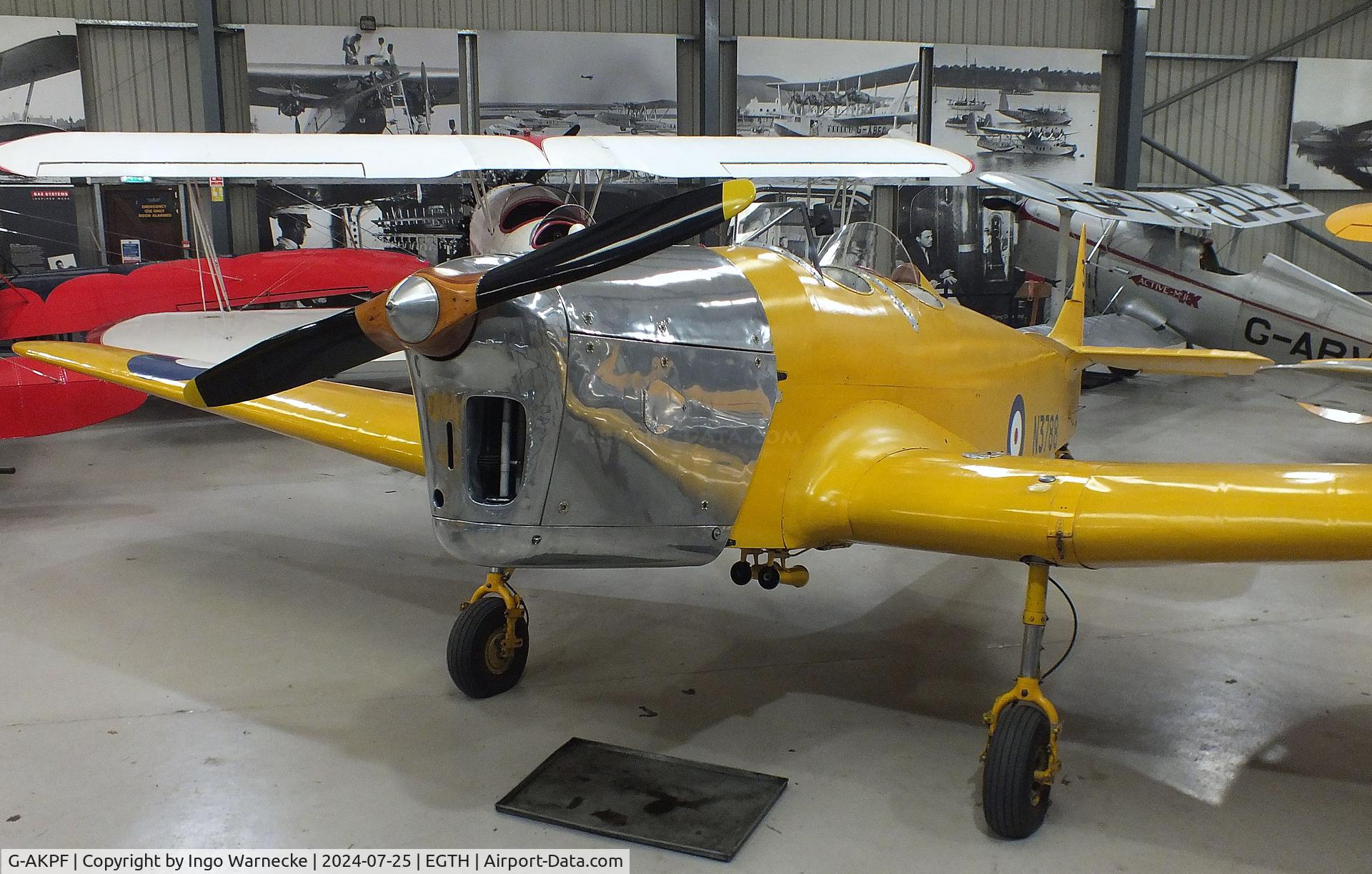 G-AKPF, 1941 Miles M14A Hawk Trainer 3 C/N 2228, Miles M.14A Hawk Trainer 3 at the Shuttleworth Collection, Biggleswade