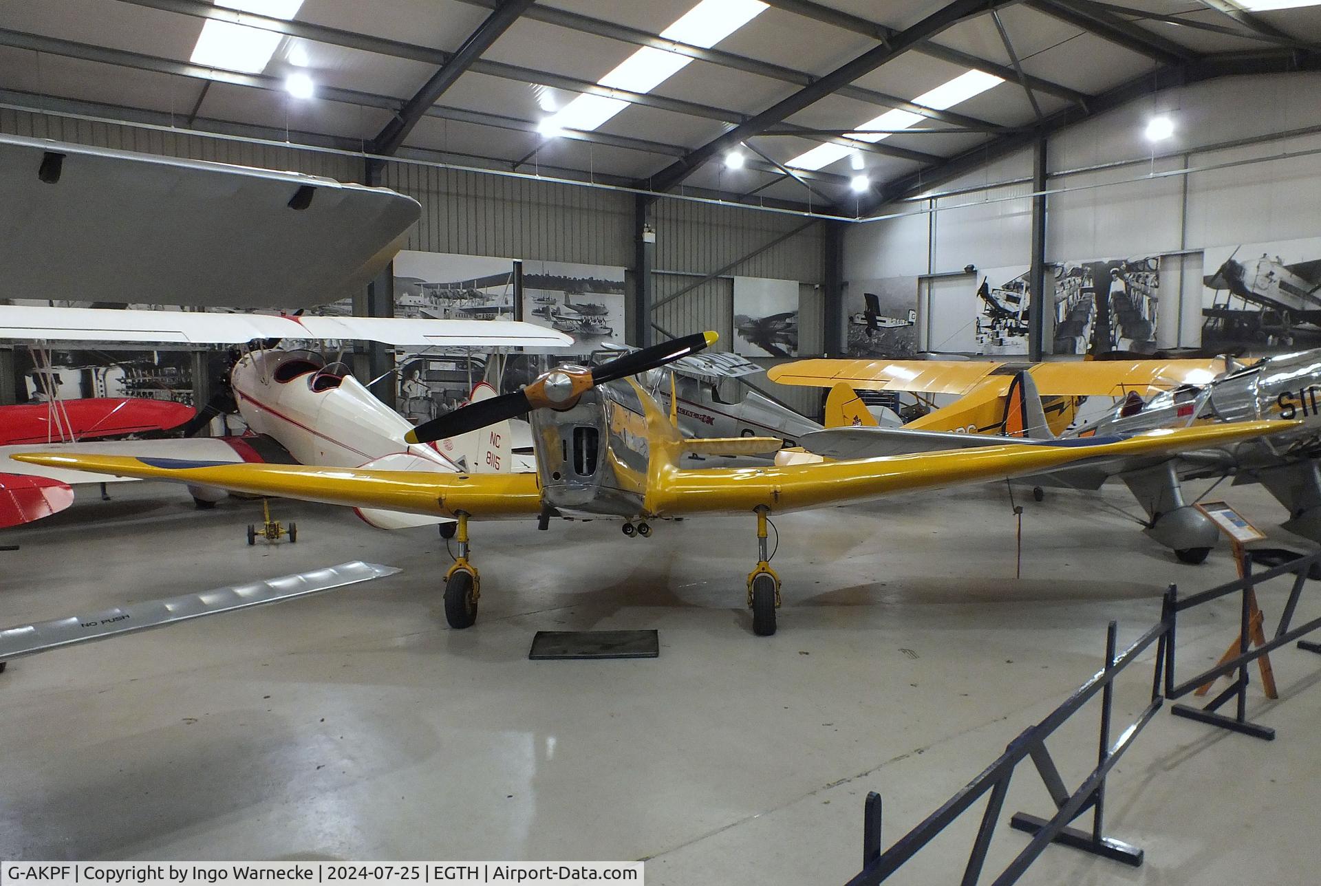 G-AKPF, 1941 Miles M14A Hawk Trainer 3 C/N 2228, Miles M.14A Hawk Trainer 3 at the Shuttleworth Collection, Biggleswade