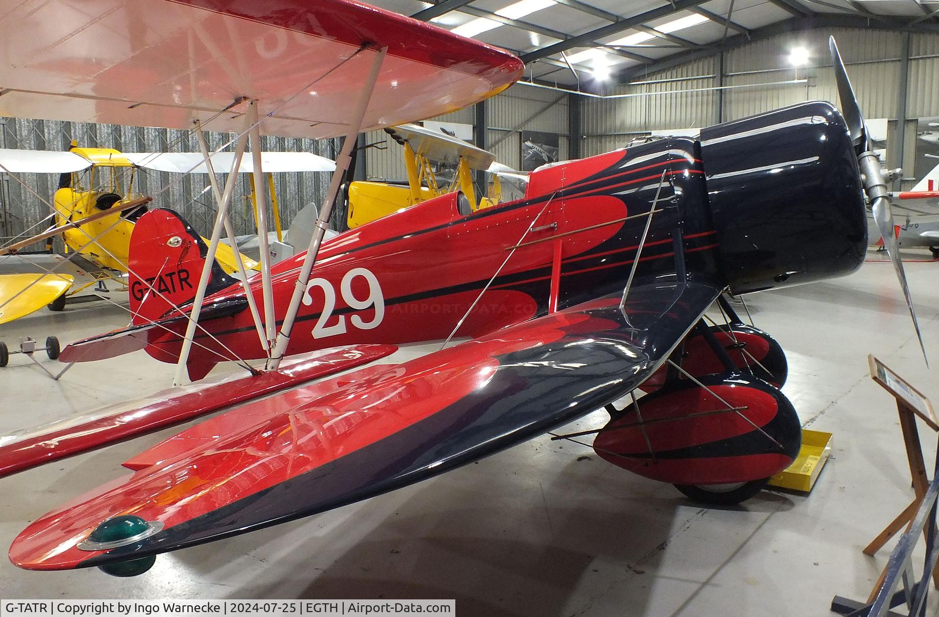 G-TATR, 2012 Travel Air Type R Racer Replica C/N LAA 362-14892, Travel Air Type R 'Mystery Ship' replica at the Shuttleworth Collection, Biggleswade
