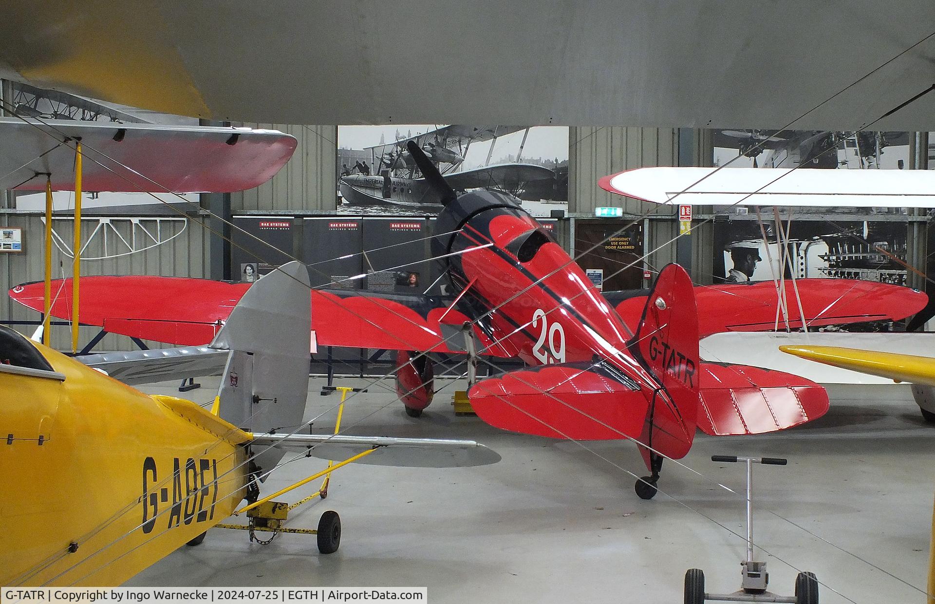 G-TATR, 2012 Travel Air Type R Racer Replica C/N LAA 362-14892, Travel Air Type R 'Mystery Ship' replica at the Shuttleworth Collection, Biggleswade