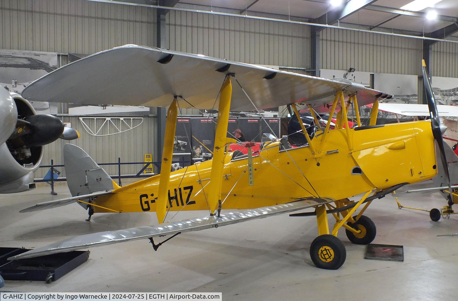G-AHIZ, 1944 De Havilland DH-82A Tiger Moth II C/N 4610, De Havilland D.H.82A Tiger Moth II at the Shuttleworth Collection, Biggleswade
