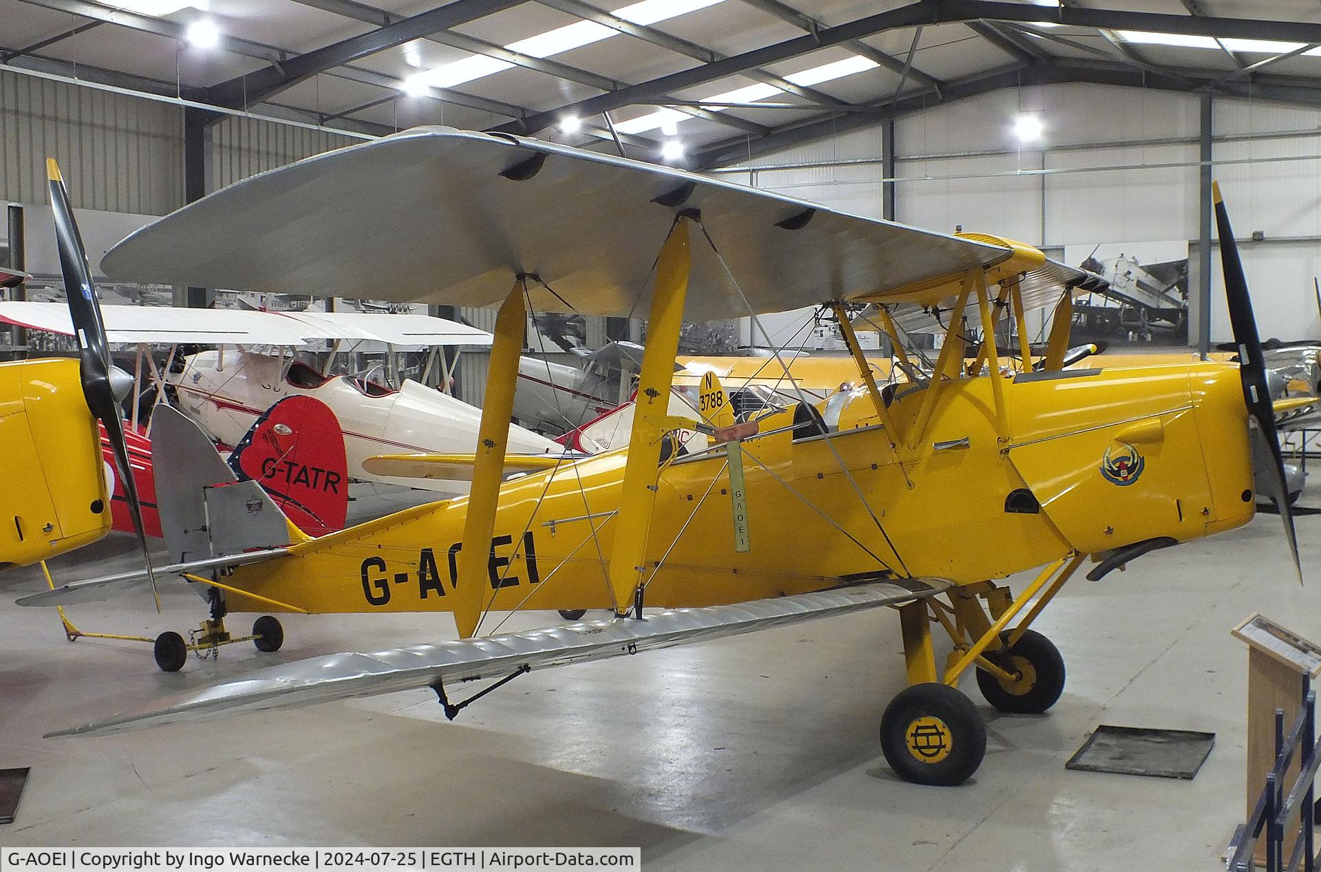 G-AOEI, 1939 De Havilland DH-82A Tiger Moth II C/N 82196/N6946, De Havilland D.H.82A Tiger Moth II at the Shuttleworth Collection, Biggleswade
