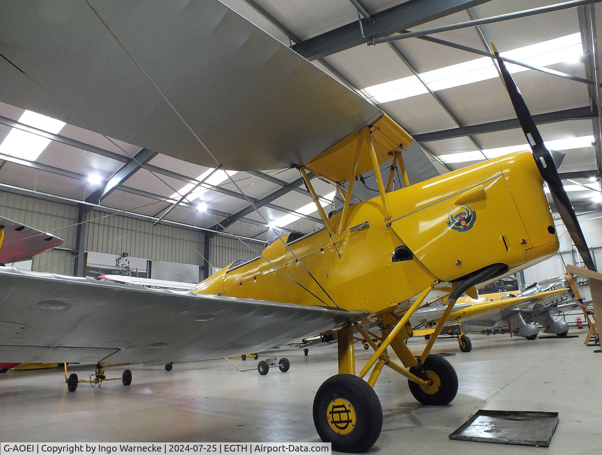 G-AOEI, 1939 De Havilland DH-82A Tiger Moth II C/N 82196/N6946, De Havilland D.H.82A Tiger Moth II at the Shuttleworth Collection, Biggleswade