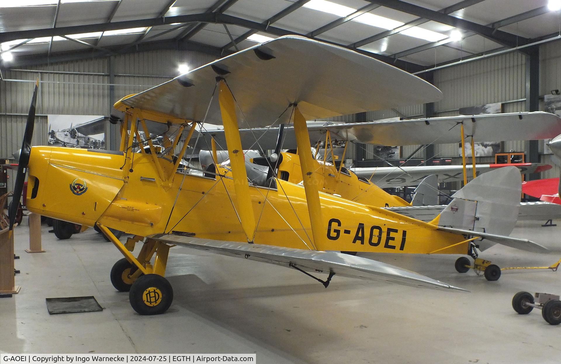 G-AOEI, 1939 De Havilland DH-82A Tiger Moth II C/N 82196/N6946, De Havilland D.H.82A Tiger Moth II at the Shuttleworth Collection, Biggleswade