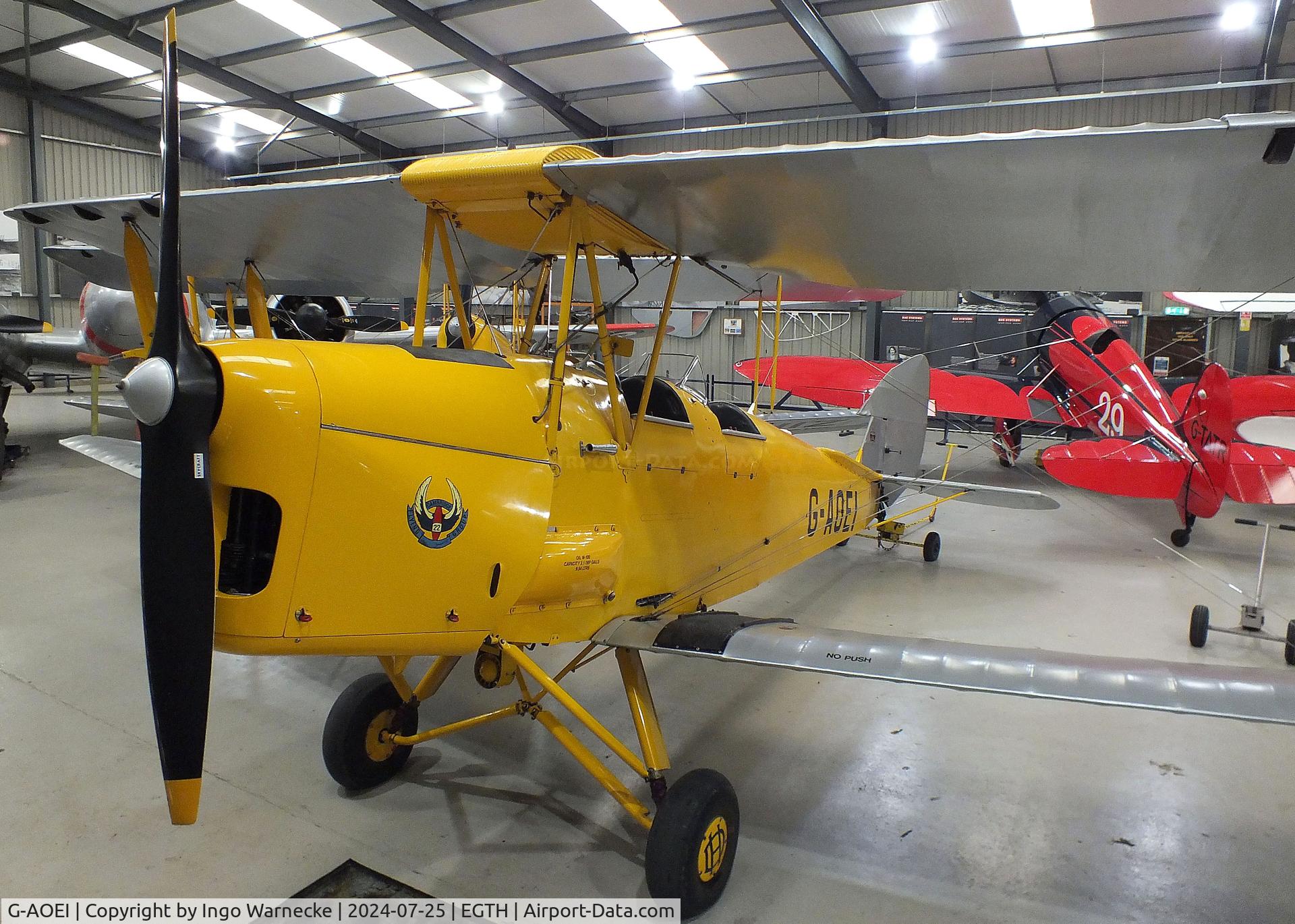 G-AOEI, 1939 De Havilland DH-82A Tiger Moth II C/N 82196/N6946, De Havilland D.H.82A Tiger Moth II at the Shuttleworth Collection, Biggleswade