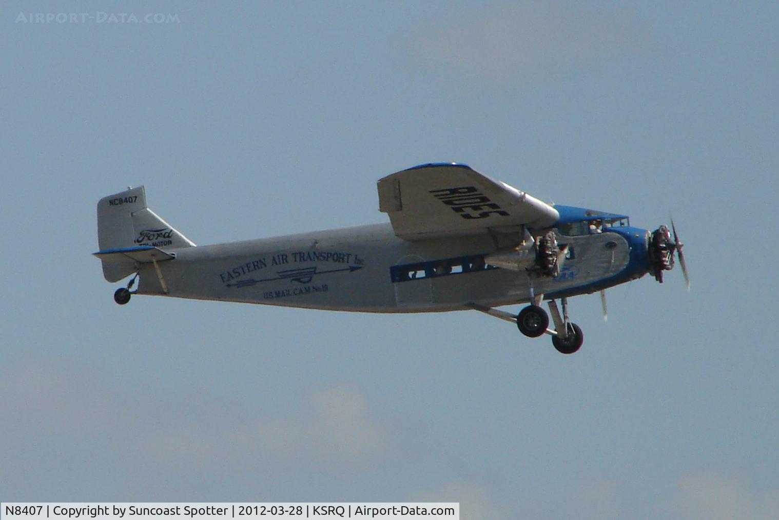 N8407, 1929 Ford 4-AT-E Tri-Motor C/N 69, Ford Tri-Motor at SRW