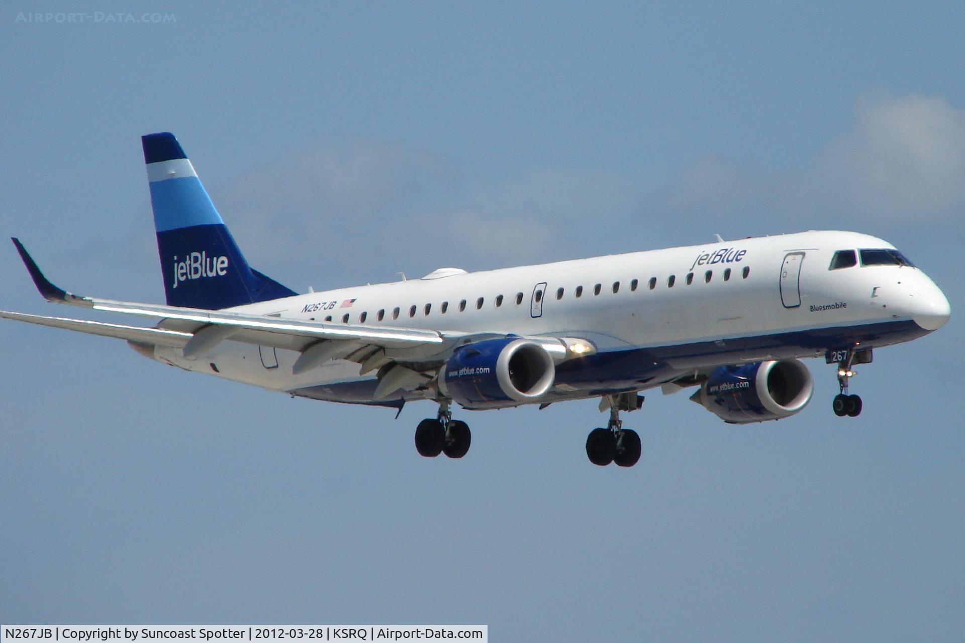 N267JB, 2007 Embraer 190AR (ERJ-190-100IGW) C/N 19000065, Embraer 190 - JetBlue 