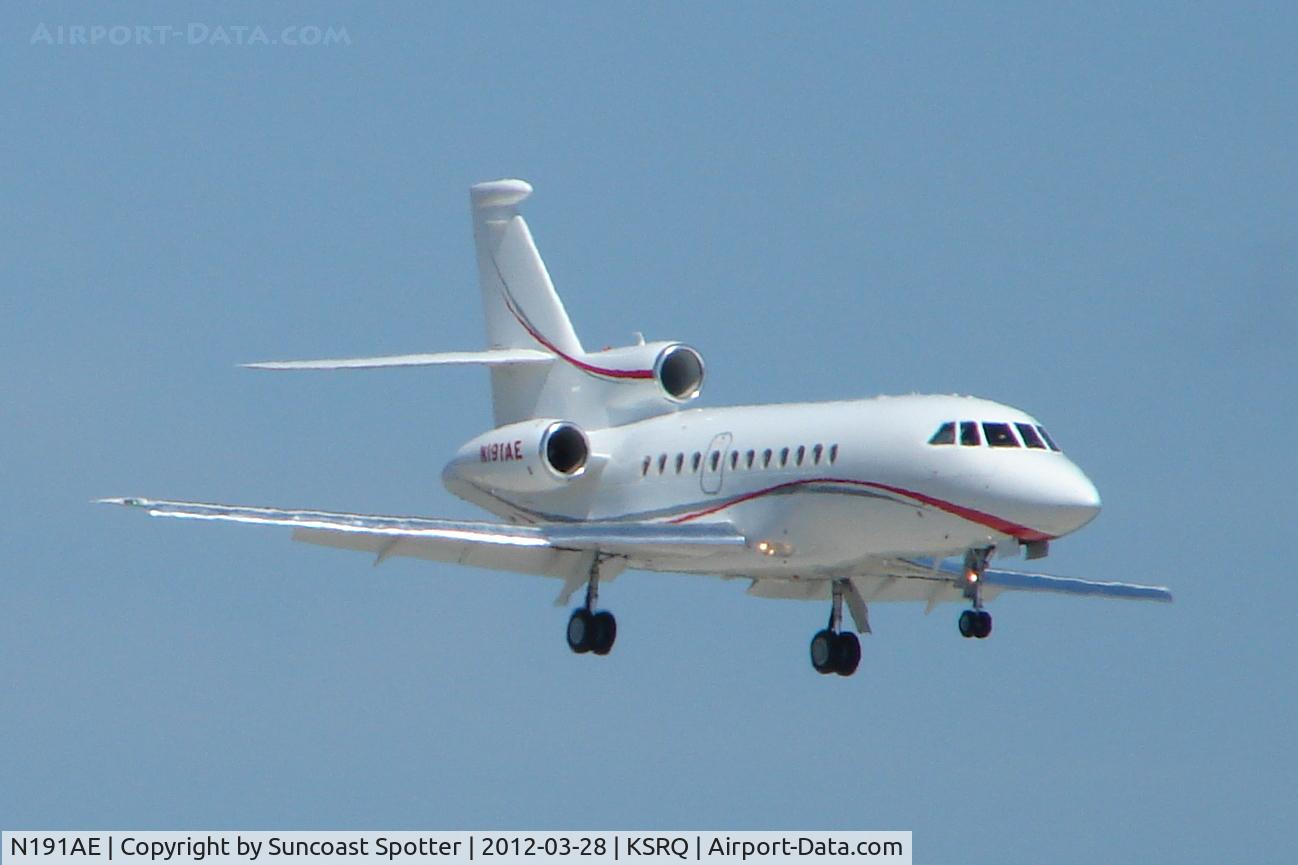 N191AE, 2008 Dassault Falcon 900EX C/N 191, Dassault Falcon 900EX