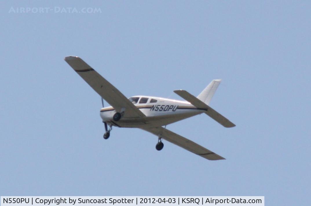 N550PU, 2000 Piper PA-28-161 C/N 2842106, N550PU departs Runway 14 at Sarasota-Bradenton International Airport