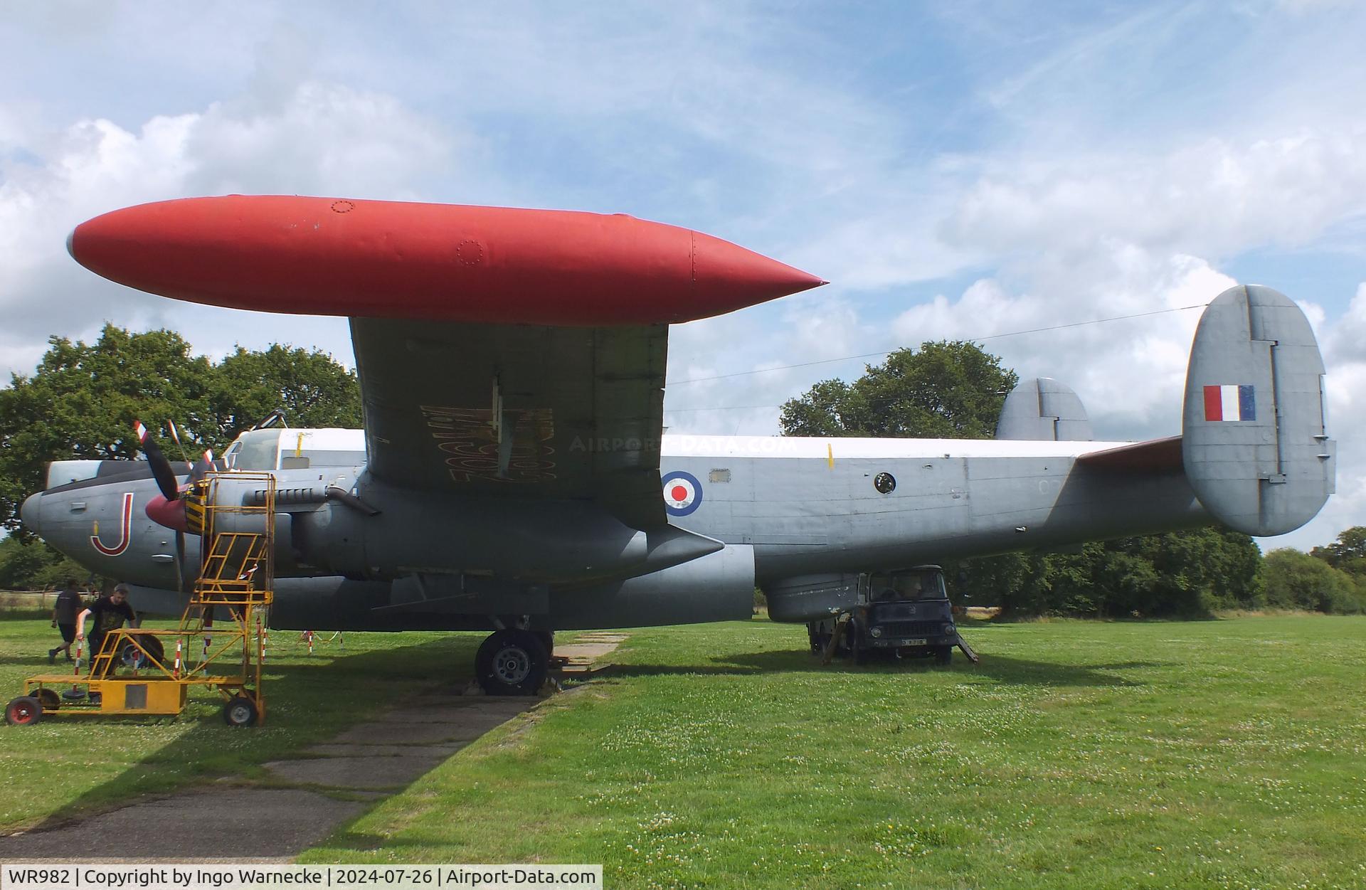 WR982, 1958 Avro 716 Shackleton MR.3/3 C/N 8106M, Avro 716 Shackleton MR3 at the Gatwick Aviation Museum, Charlwood