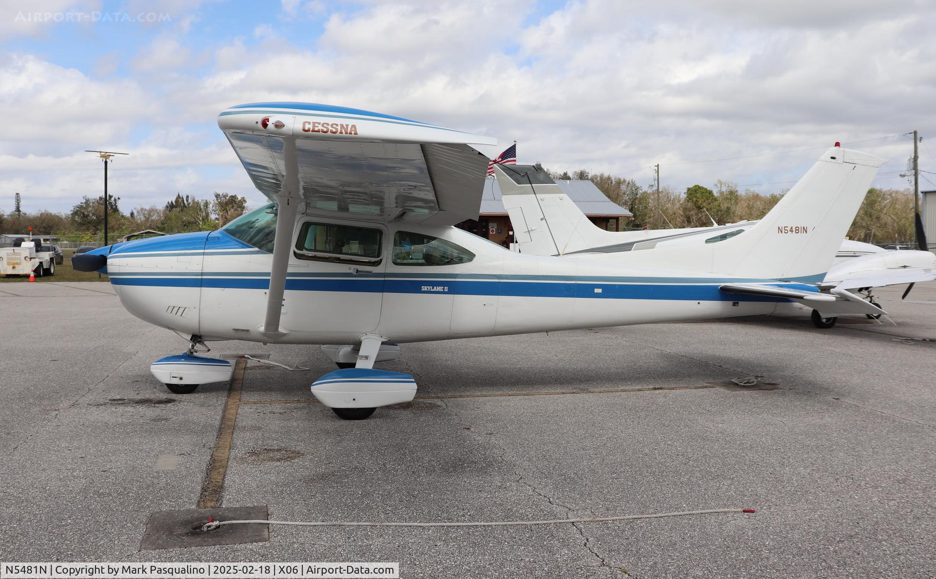N5481N, 1981 Cessna 182R Skylane C/N 18267750, Cessna 182R