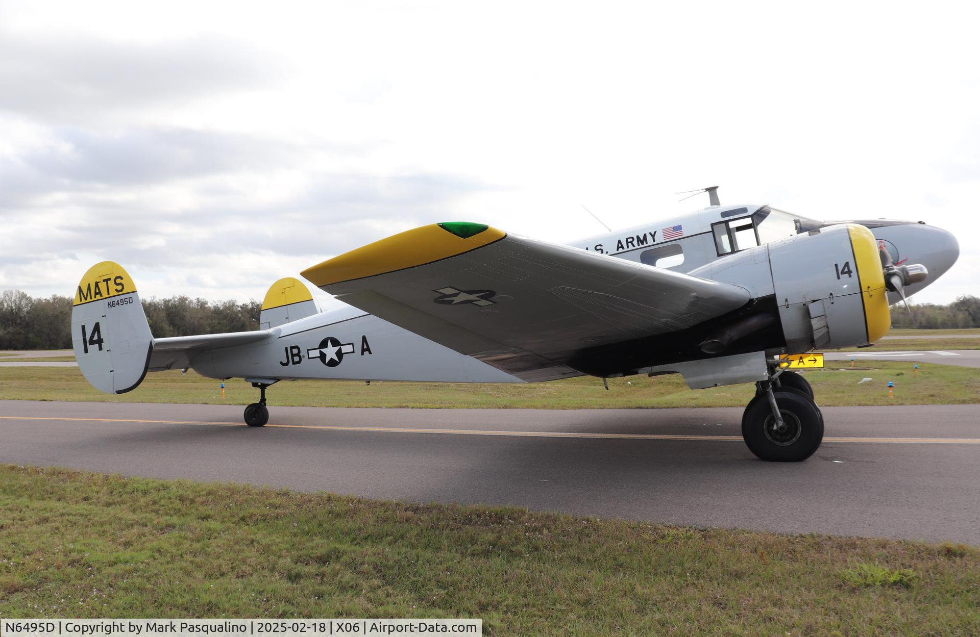 N6495D, 1960 Beech C-45H Expeditor C/N AF-449, Beech C-45H