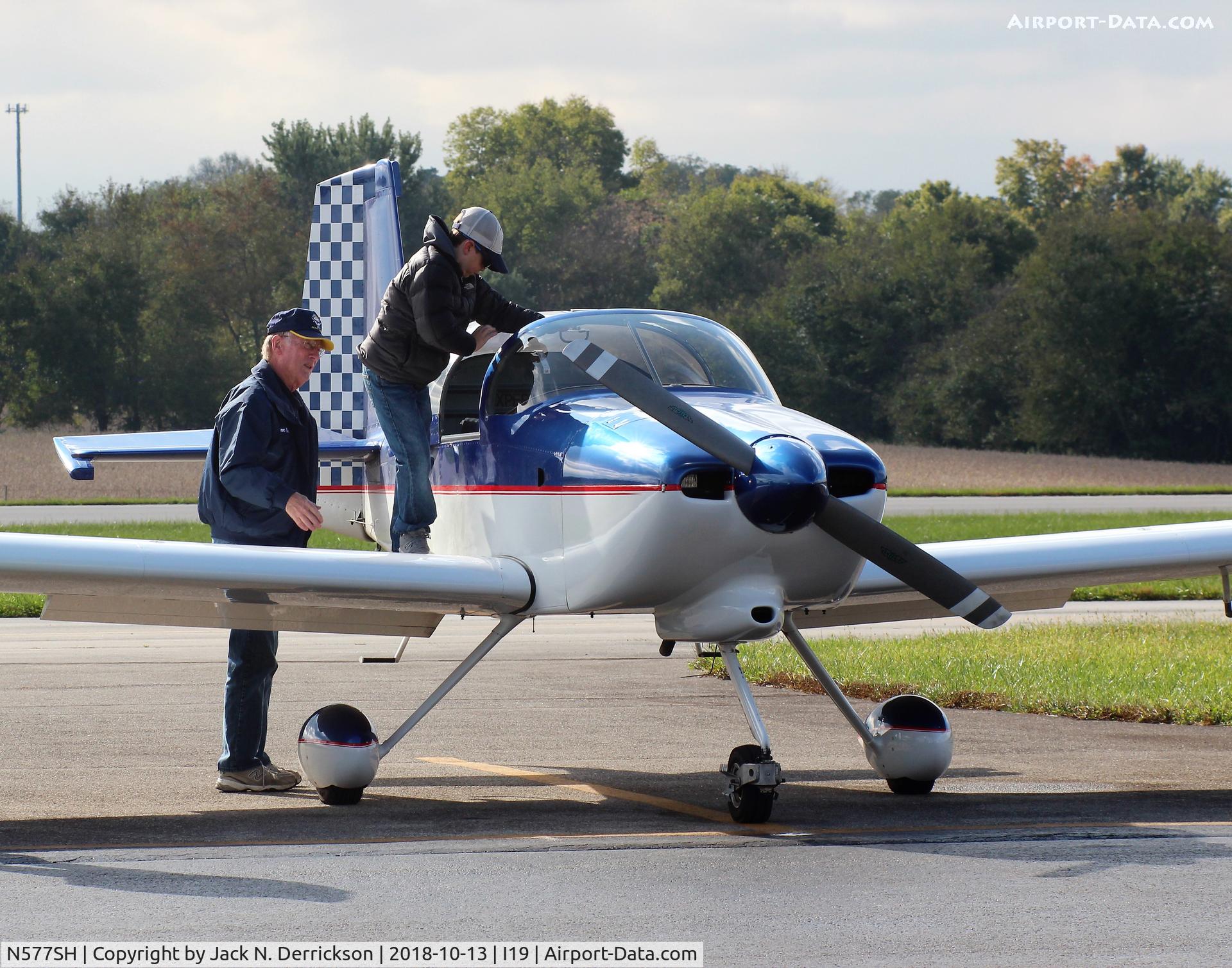 N577SH, Vans RV-7A C/N 71250, My first flight