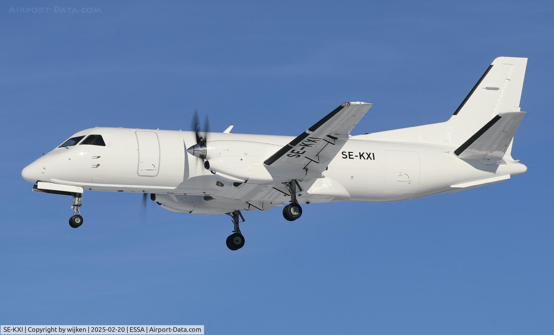 SE-KXI, 1989 Saab 340B C/N 340B-176, Rwy 26