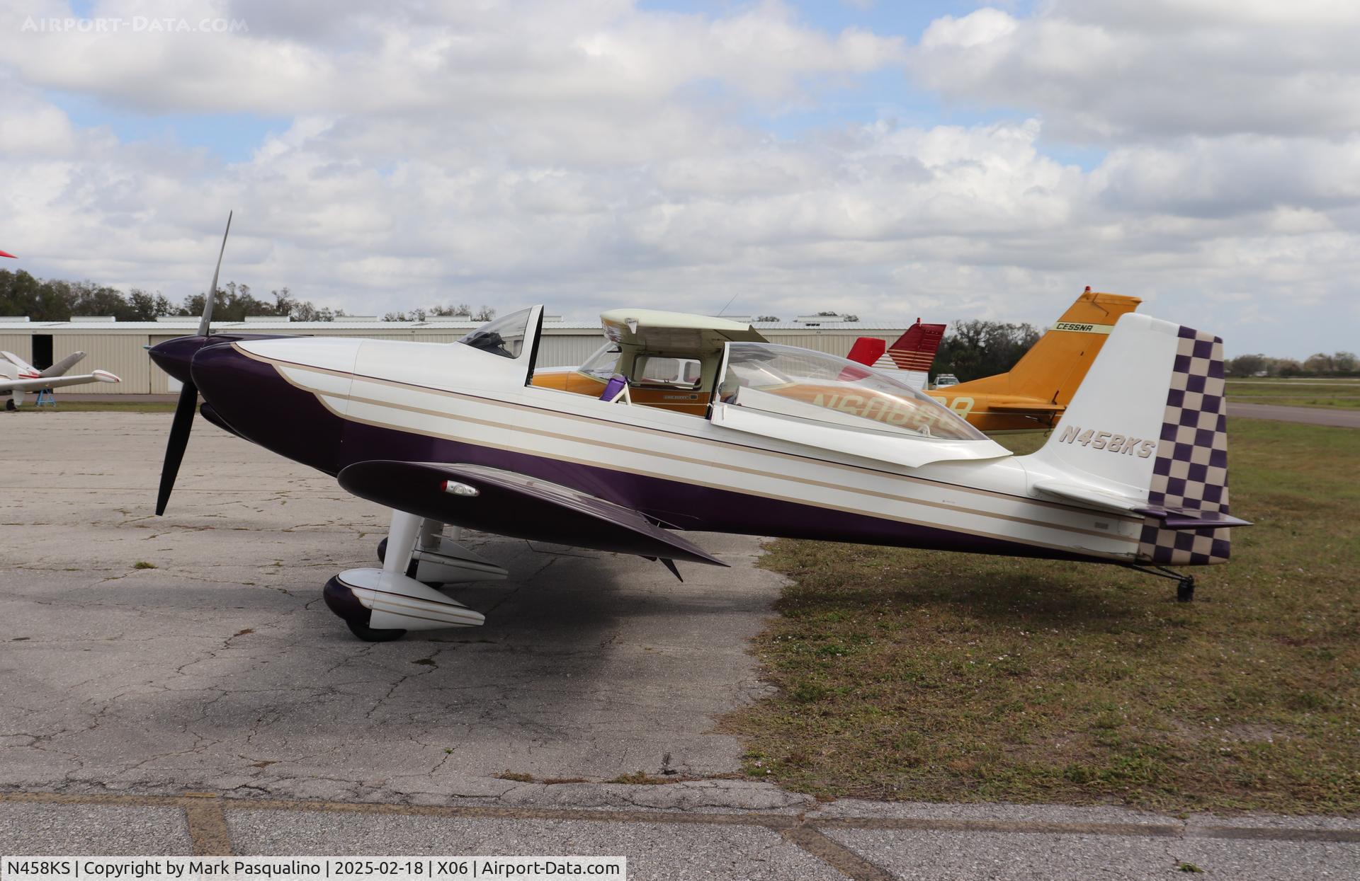 N458KS, 1998 Vans RV-8 C/N 80038, Vans RV-8