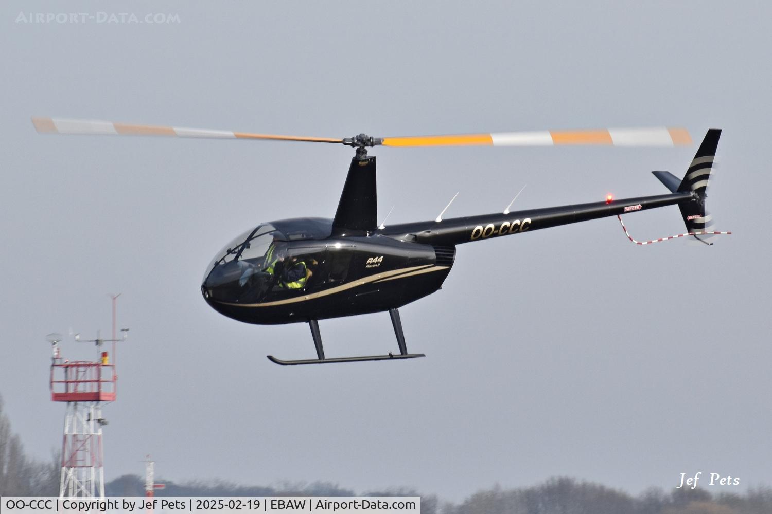OO-CCC, 2024 Robinson R44  Raven II C/N 14793, At Antwerp Airport.