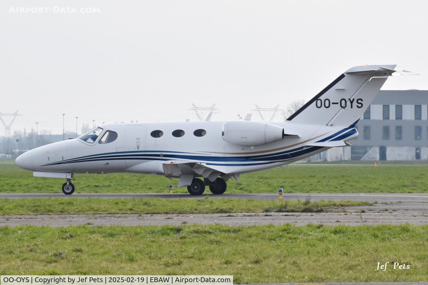OO-OYS, 2008 Cessna 510 Citation Mustang C/N 510-0086, At Antwerp Airport.