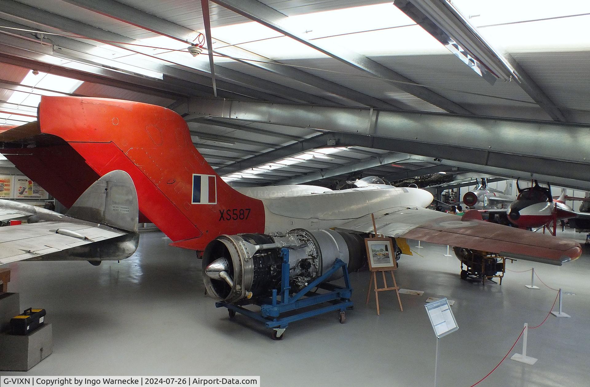 G-VIXN, 1965 De Havilland DH-110 Sea Vixen D.3 C/N 10145, De Havilland D.H.110 Sea Vixen TT2 at the Gatwick Aviation Museum, Charlwood