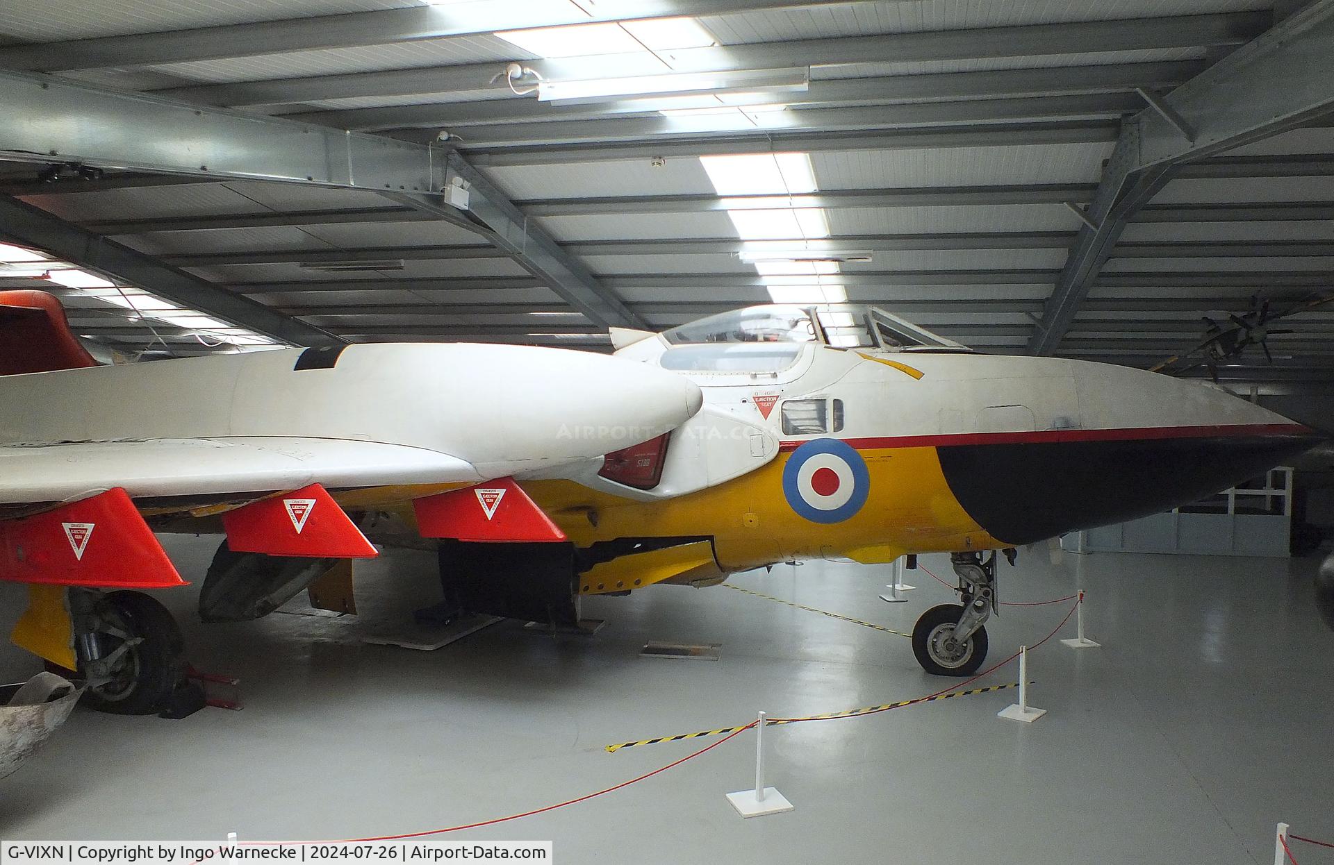 G-VIXN, 1965 De Havilland DH-110 Sea Vixen D.3 C/N 10145, De Havilland D.H.110 Sea Vixen TT2 at the Gatwick Aviation Museum, Charlwood