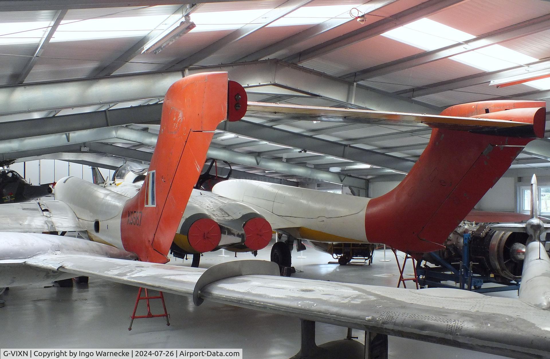 G-VIXN, 1965 De Havilland DH-110 Sea Vixen D.3 C/N 10145, De Havilland D.H.110 Sea Vixen TT2 at the Gatwick Aviation Museum, Charlwood