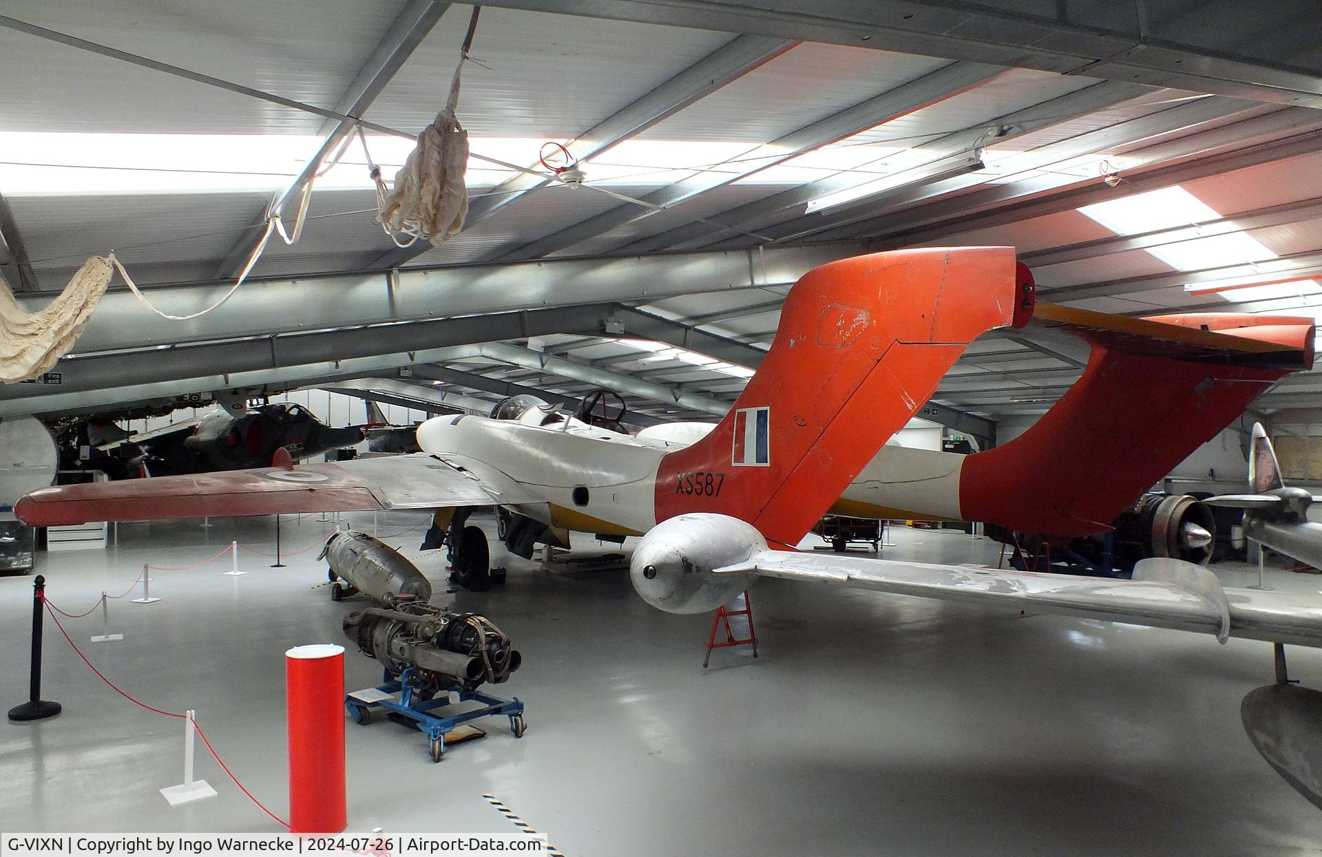 G-VIXN, 1965 De Havilland DH-110 Sea Vixen D.3 C/N 10145, De Havilland D.H.110 Sea Vixen TT2 at the Gatwick Aviation Museum, Charlwood