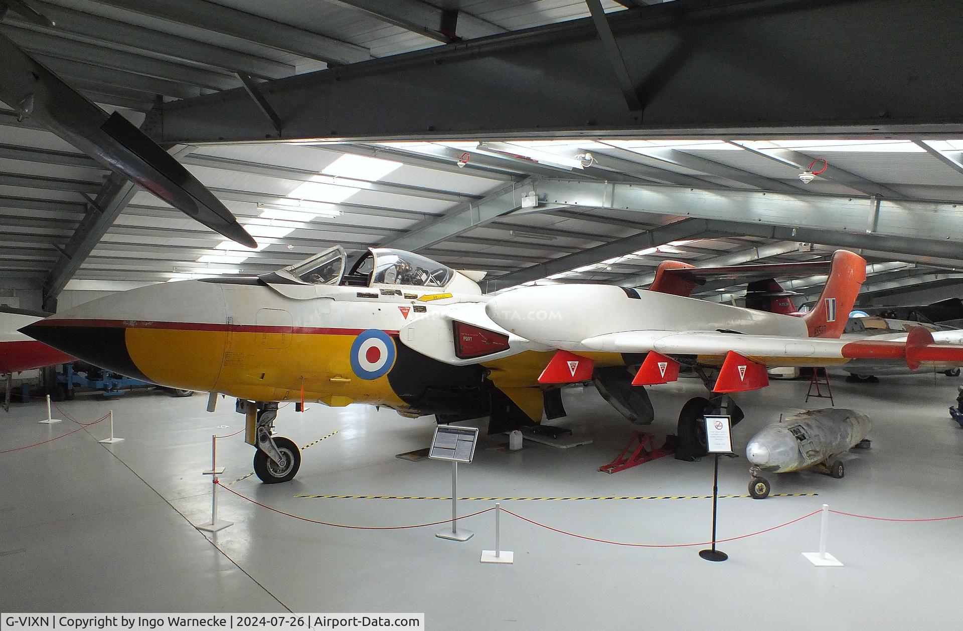 G-VIXN, 1965 De Havilland DH-110 Sea Vixen D.3 C/N 10145, De Havilland D.H.110 Sea Vixen TT2 at the Gatwick Aviation Museum, Charlwood