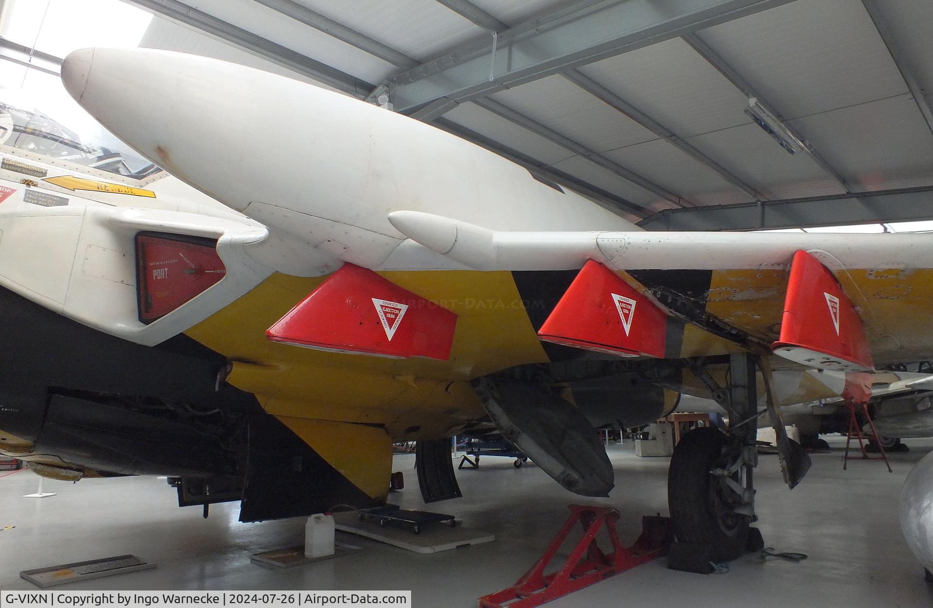 G-VIXN, 1965 De Havilland DH-110 Sea Vixen D.3 C/N 10145, De Havilland D.H.110 Sea Vixen TT2 at the Gatwick Aviation Museum, Charlwood
