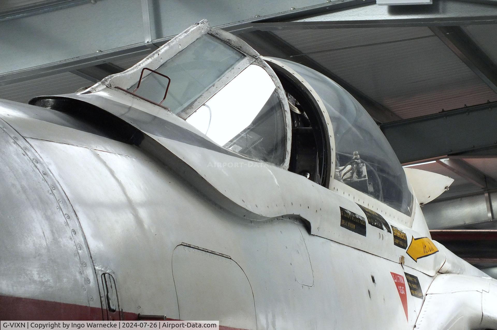 G-VIXN, 1965 De Havilland DH-110 Sea Vixen D.3 C/N 10145, De Havilland D.H.110 Sea Vixen TT2 at the Gatwick Aviation Museum, Charlwood