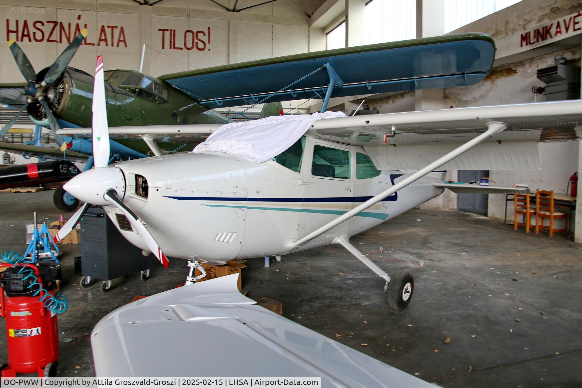 OO-PWW, Cessna 182P Skylane C/N 182-61095, LHSA - Szentkirályszabadja Airport, Hungary