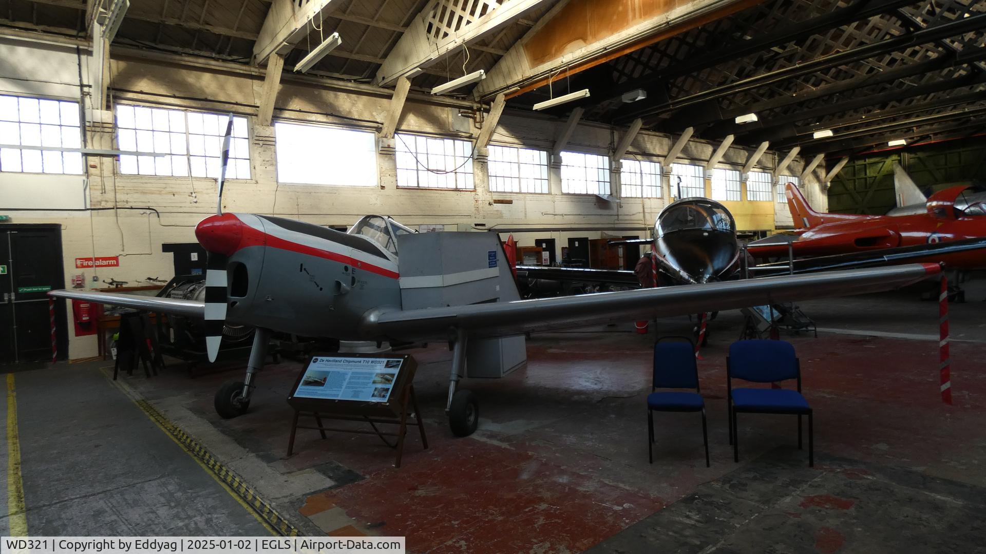 WD321, 1955 De Havilland DHC-1 Chipmunk 22 (Lycoming) C/N C1/0258, Boscome Down Aviation Collection