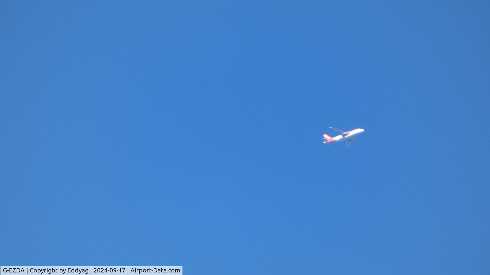 G-EZDA, 2008 Airbus A319-111 C/N 3413, easyJet