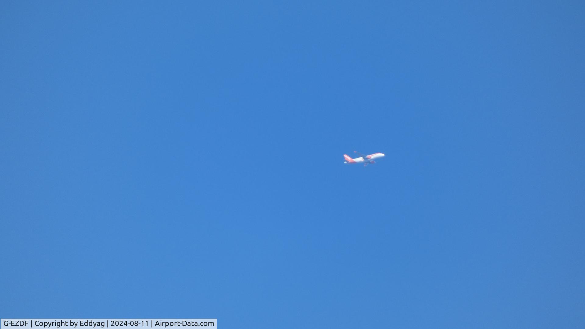 G-EZDF, 2008 Airbus A319-111 C/N 3432, easyJet