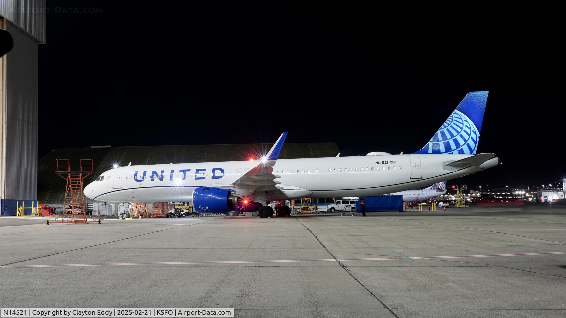 N14521, 2024 Airbus A321- 271NX NEO C/N 12175, SFO 2025