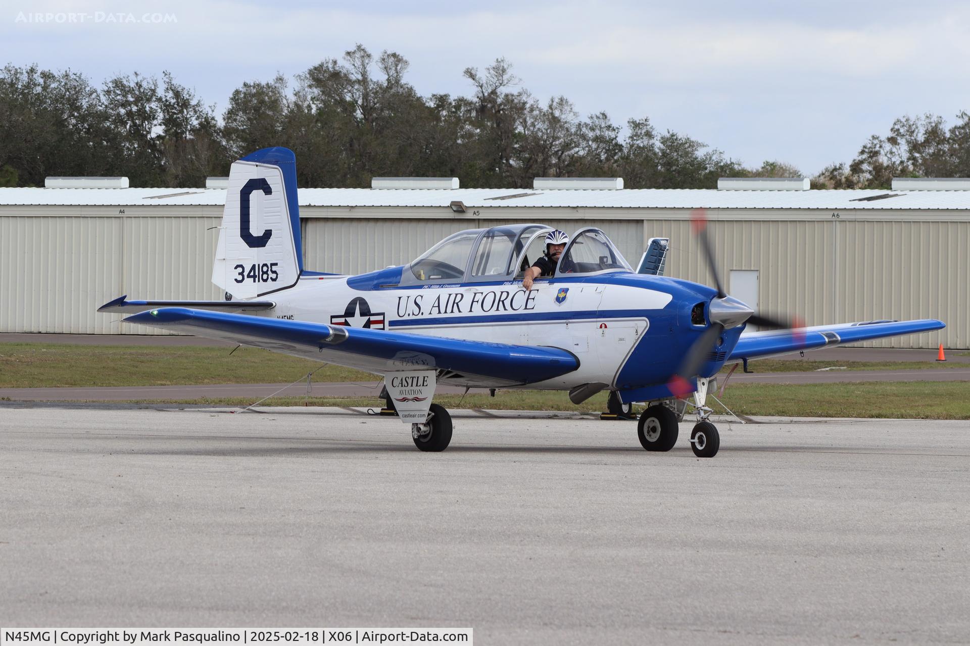 N45MG, Beech T-34A (A45) Mentor C/N G-285, Beech T-34A