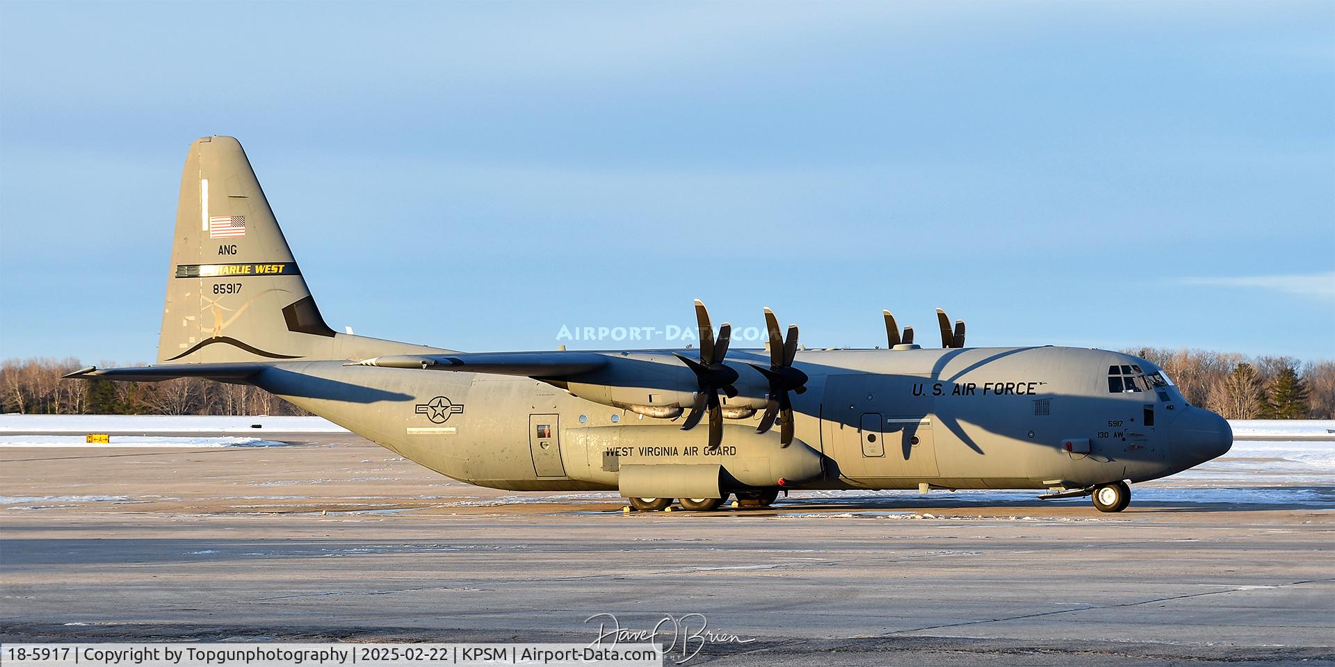 18-5917, 2019 Lockheed C-130J-30 Super Hercules C/N 382-5917, 130th AS	Charleston ANGB, WV