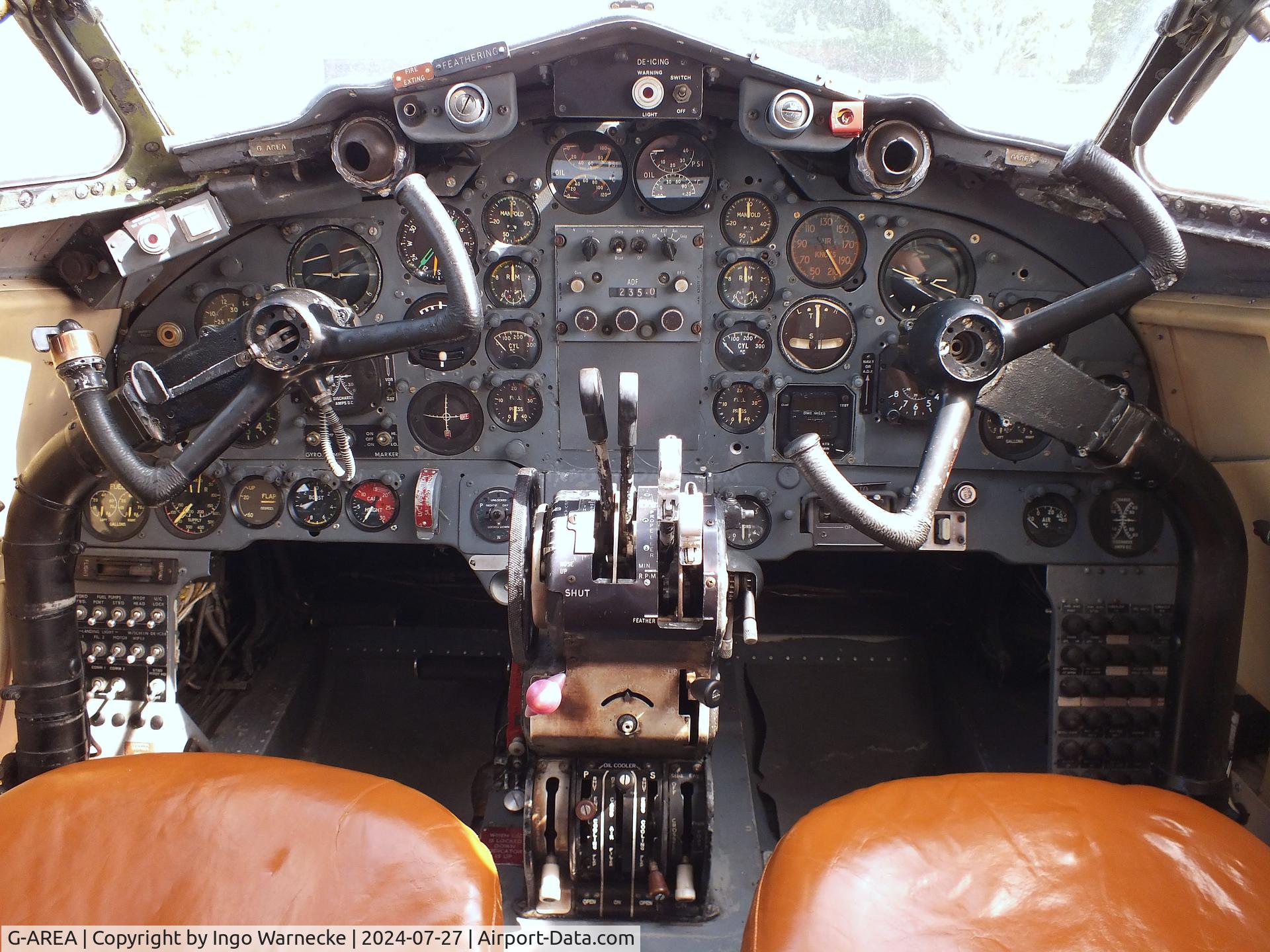 G-AREA, 1961 De Havilland DH-104 Dove 8 C/N 04520, De Havilland D.H.104 Dove 8 at the De Havilland Aircraft Museum, London Colney #c