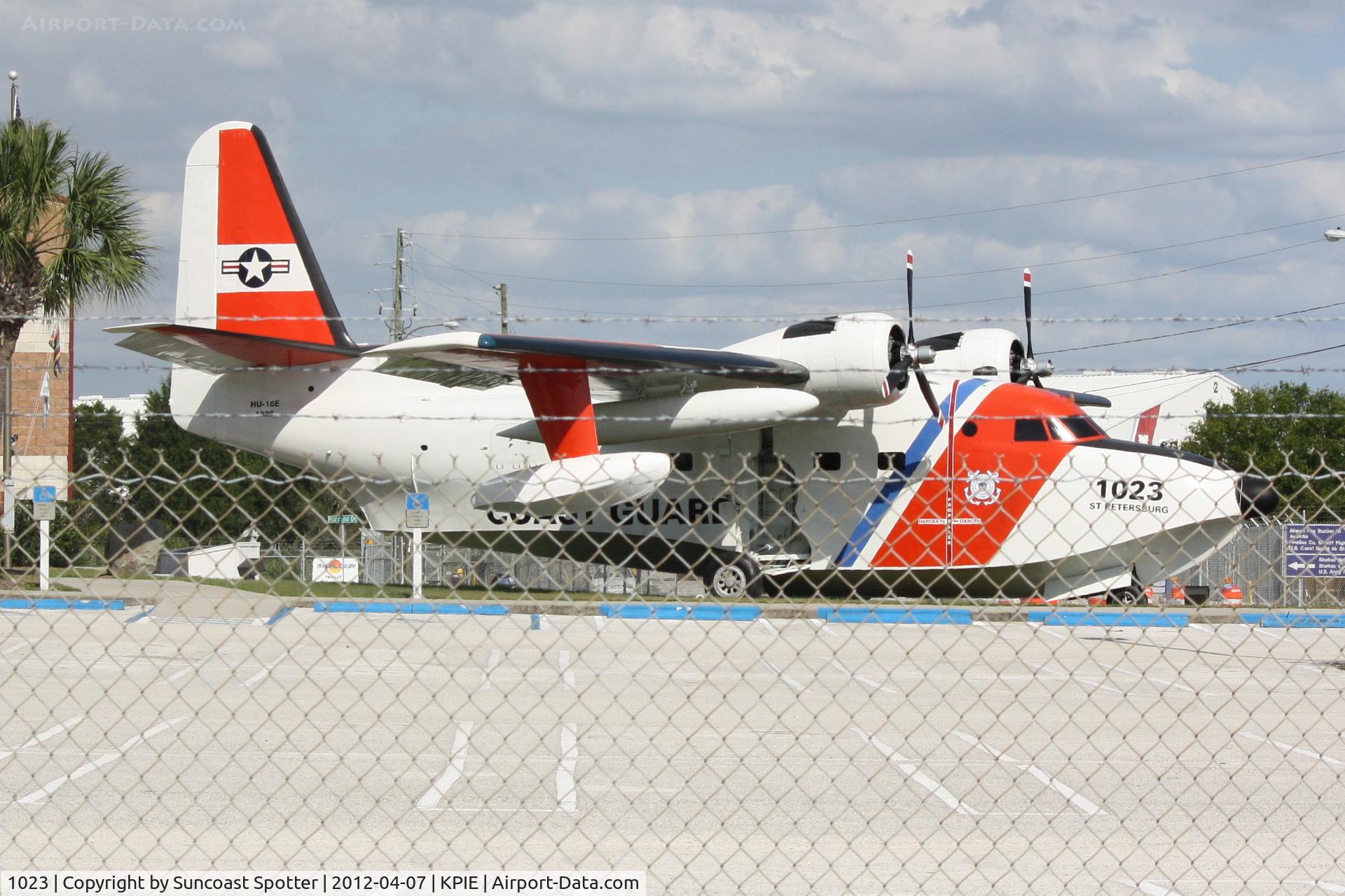 1023, 1951 Grumman HU-16B Albatross C/N G-97, US Coast Guard HU-16 on display at the US Coast Guard Air Station Clearwater at St Pete-Clearwater International Airport