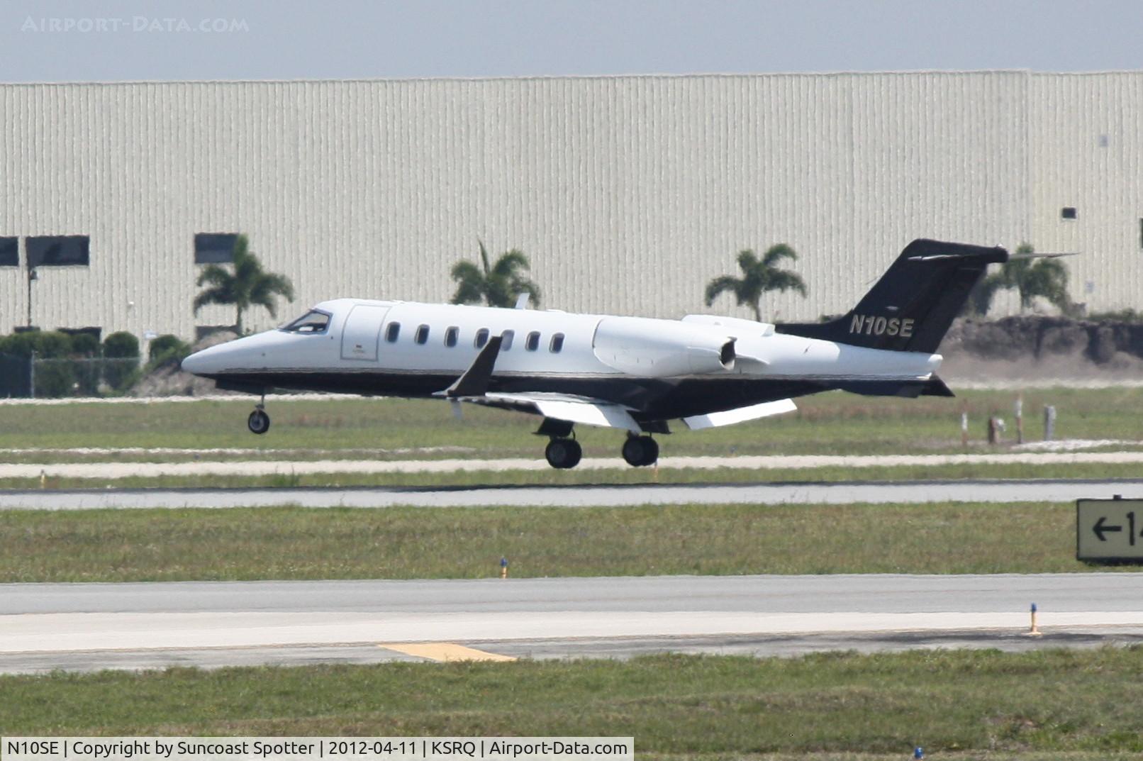 N10SE, 2000 Learjet Inc 45 C/N 45-2032, N10SE lands on Runway 32 at Sarasota-Bradenton International Airport following a flight from Memphis International Airport