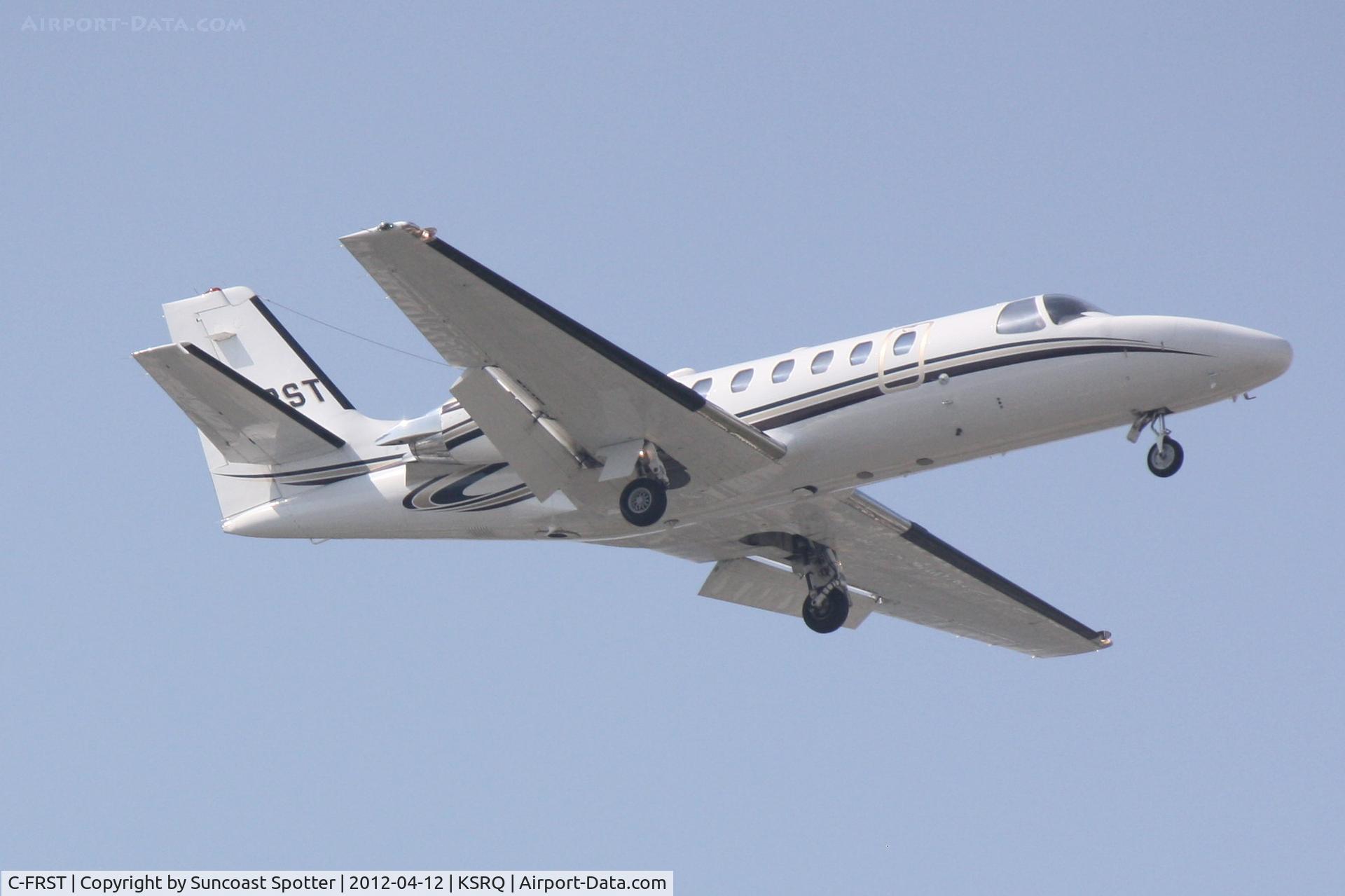 C-FRST, 2002 Cessna 550 Citation Bravo C/N 550-1011, C-FRST on approach to Runway 32 at Sarasota-Bradenton International Airport following a flight from Toronto-Pearson International Airport