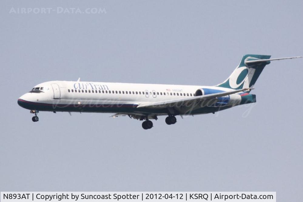 N893AT, 2004 Boeing 717-200 C/N 55045, AirTran B717 at SRQ