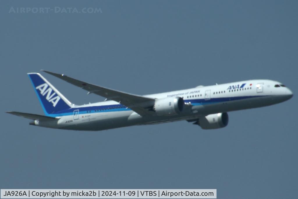 JA926A, 2021 Boeing 787-9 Dreamliner Dreamliner C/N 61527, Take off