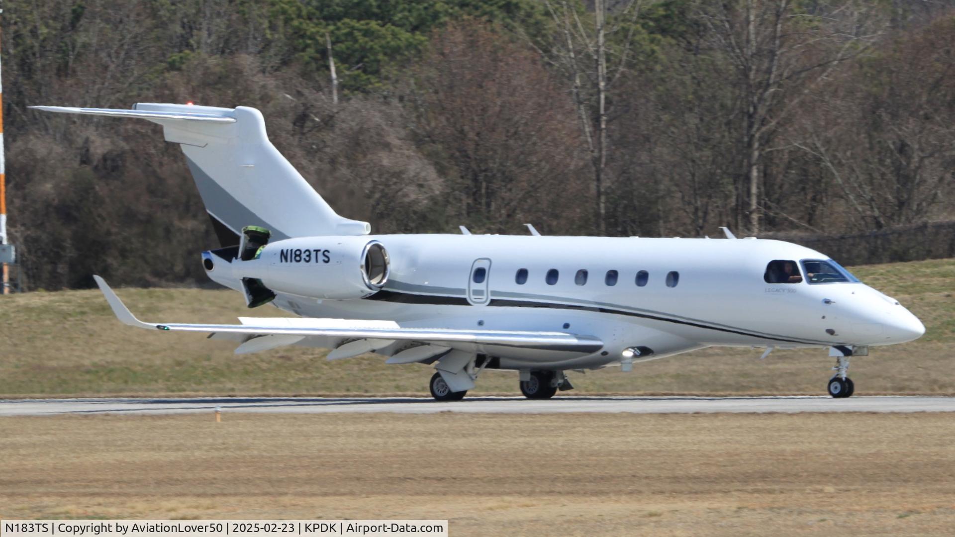 N183TS, 2018 Embraer EMB-550 (Legacy 500) C/N 55000090, Legacy 500
