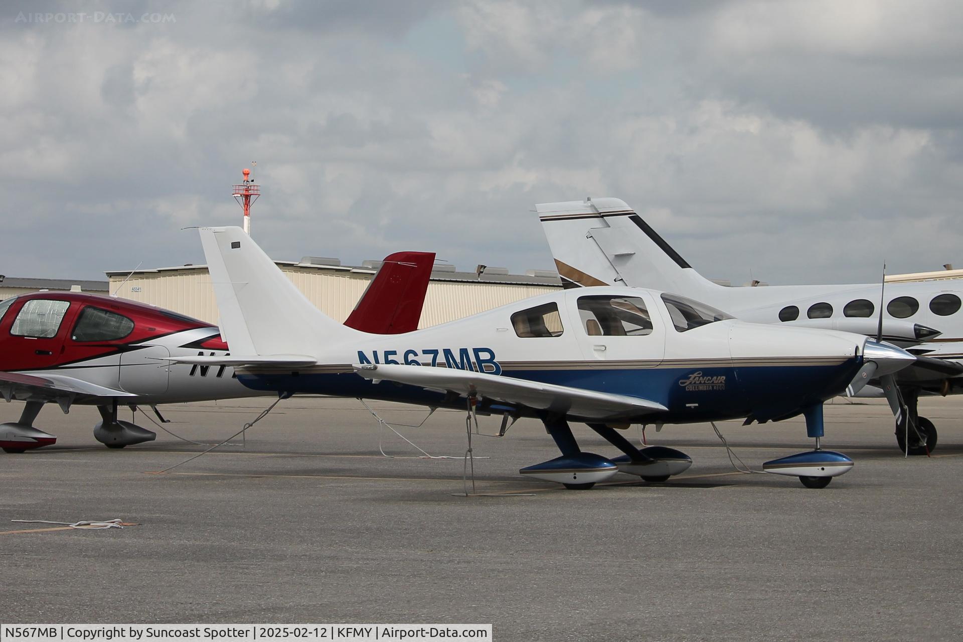 N567MB, 2002 Lancair LC-40-550FG C/N 40052, Lancair 567MB parked on the South Ramp at Page Field